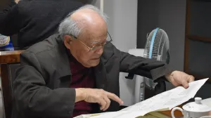 2018年2月，遠望團隊拜訪陳明忠。