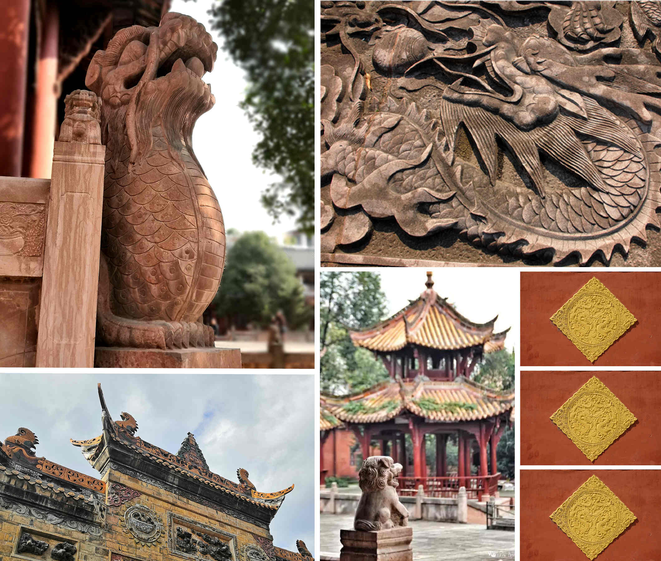 德陽文廟,建築雕飾 德陽文廟,建築雕飾