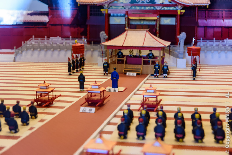 清使冊封琉球王的冊封儀式模型