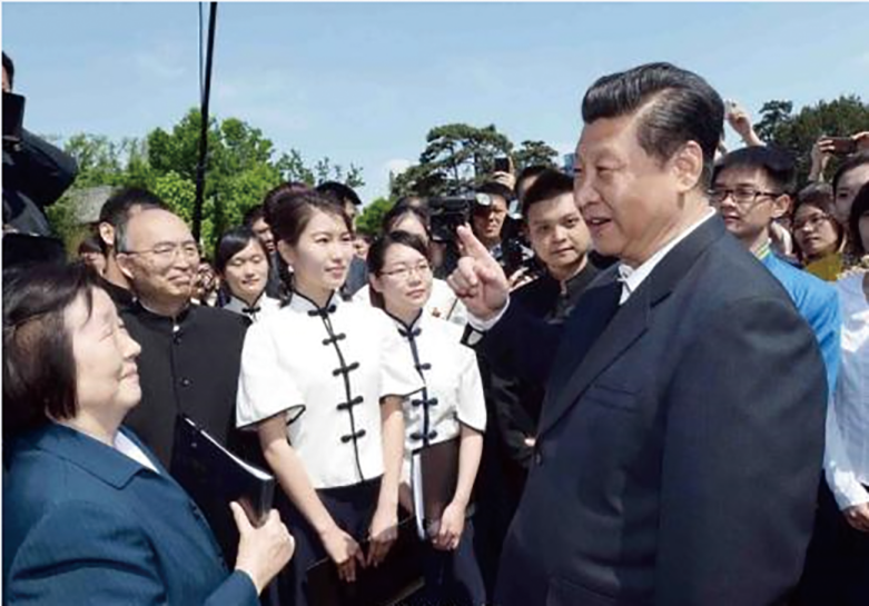 習近平參加五四青年節